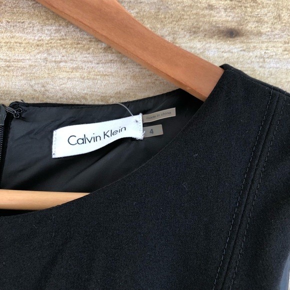 Calvin Klein Black Fit and Flare Dress - Picture 5 of 6